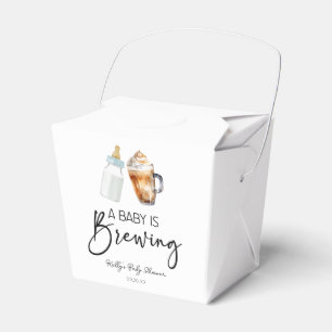 Caja Para Regalos Un bebé está preparando Baby Shower de vidrio para