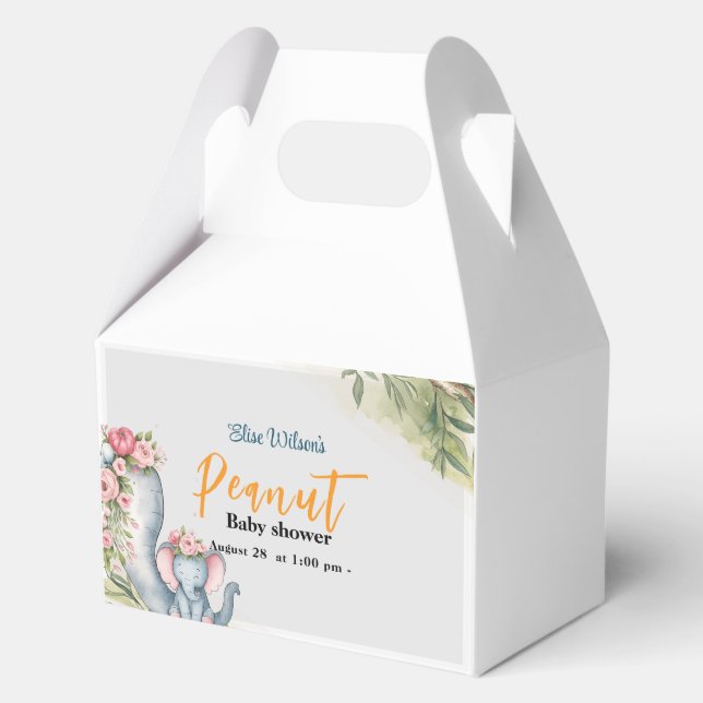 Caja Para Regalos Un cacahuete dulce está en camino (Anverso)
