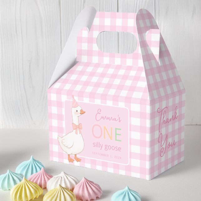 Caja Para Regalos Un Chica rosado rosado de una gallina primer Fiest (Subido por el creador)