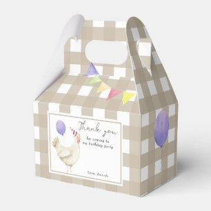 Caja Para Regalos Un Chick Primer cumpleaños Gracias