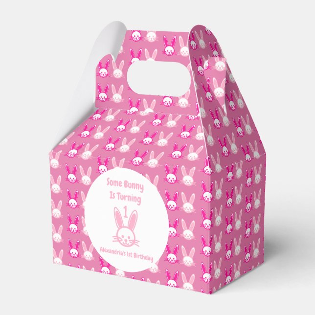 Caja Para Regalos Un Conejo Cumple Un Cumpleaños (Front Side)