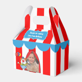 Caja Para Regalos Un día en el circo Fiesta infantil personalizada