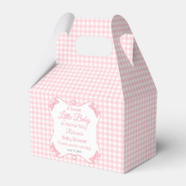 Caja Para Regalos Un dulce bebé rosado se dobla Chica Baby Shower