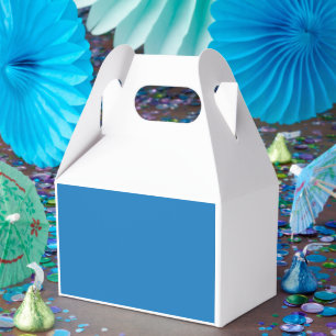 Caja Para Regalos un fondo azul con