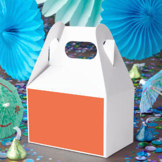 Caja Para Regalos un fondo naranja con un