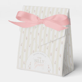 Caja Para Regalos Un ganso tonto lazo rosa niña cumpleaños 1 