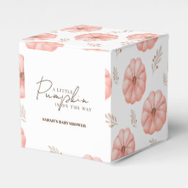 Caja Para Regalos Un pequeño Baby Shower de calabaza