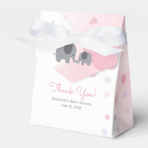 Caja Para Regalos Un pequeño chica Baby Shower del elefante del