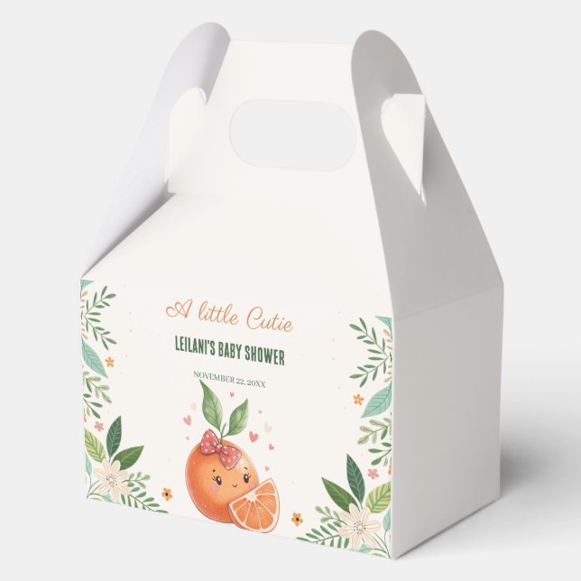 Caja Para Regalos Un pequeño Citrus Cutie Grapefruit Botanic (Anverso)