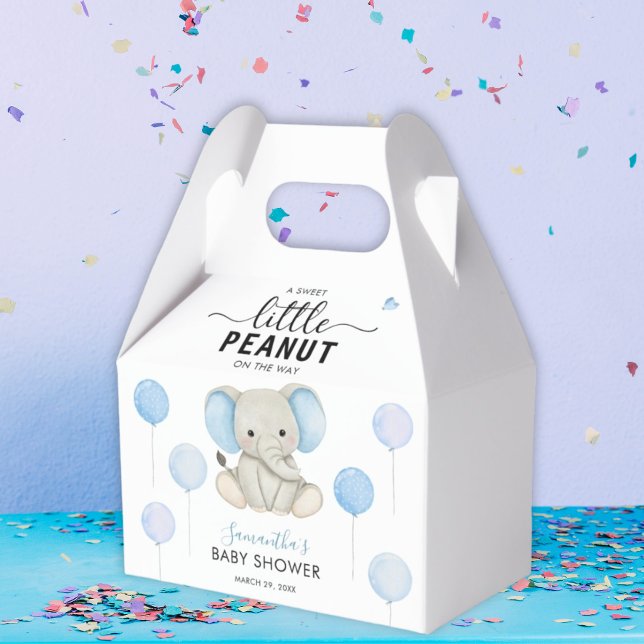 Caja Para Regalos Un pequeño elefante de verde azul de cacahuete Bab (Subido por el creador)
