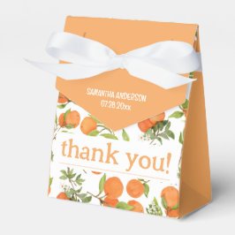 Caja Para Regalos Un pequeño mensaje oculto Naranja lindo gracias