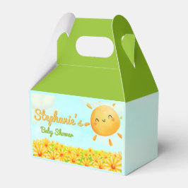 Caja Para Regalos Un pequeño rayo de sol - Baby Shower de primavera