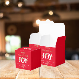 Caja Para Regalos Un Pequeño Regalo Para Ti La Feliz Navidad Roja