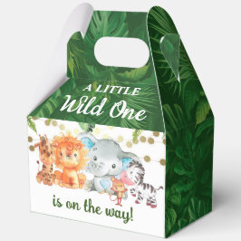 Caja Para Regalos Un pequeño salvaje está en camino 5"w x 3"l x 6.5"