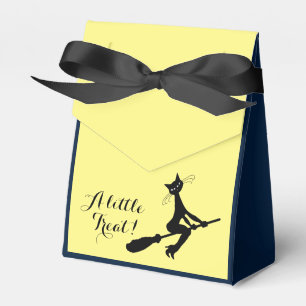Caja Para Regalos ¡Un Pequeño Trato! Cat On Broomstick