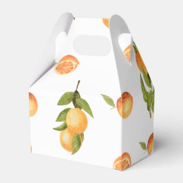 Caja Para Regalos Un poco curas Naranjas de Baby Shower