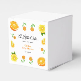 Caja Para Regalos Un poco cursi Naranja de cítricos limón Baby Showe