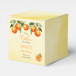 Caja Para Regalos Un poco de color cítrico acuático Baby Shower