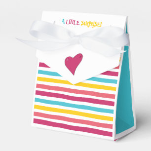 Caja Para Regalos ¡Un Poco De Sorpresa! Bolsa de regalo rayada de ca