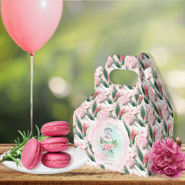 Caja Para Regalos Un ratoncito lindo está en camino Chica Baby Showe