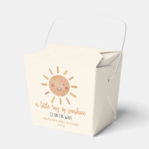 Caja Para Regalos Un Rayo Pequeño De Sol Amarillo Baby Shower