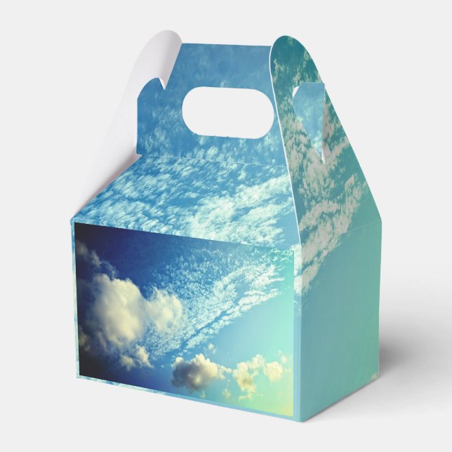 Caja Para Regalos Un rociado de nubes (Front Side)