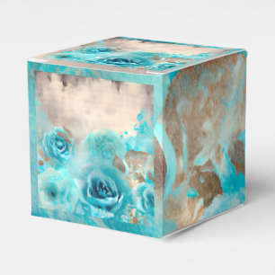 Caja Para Regalos Un Shabby azul Chic Ephemera Design Series 7