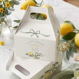 Caja Para Regalos Un Toque de Gracias Limón Cítrico Baby Shower