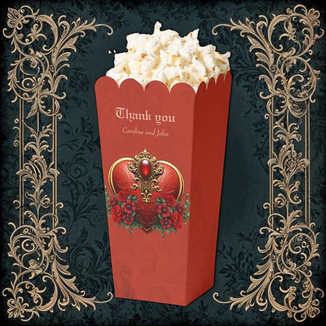 Caja Para Regalos Un toque gótico, corazones y conexión eterna. (Subido por el creador)