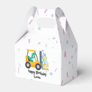 Caja Para Regalos Un tractor de dino divertido Camión niño de la esc