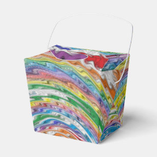 Caja Para Regalos Una bandeja colorida