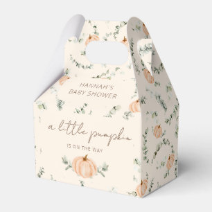 Caja Para Regalos Una calabaza está en camino a Baby Shower