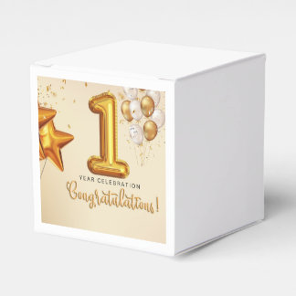 Caja Para Regalos Una celebración vibrante de un año