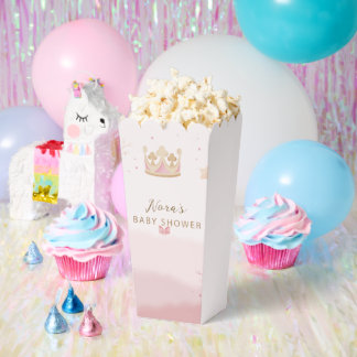 Caja Para Regalos "Una Corona Para La Princesa" Pastel Shade Baby Sh
