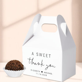 Caja Para Regalos Una dulce boda de agradecimiento