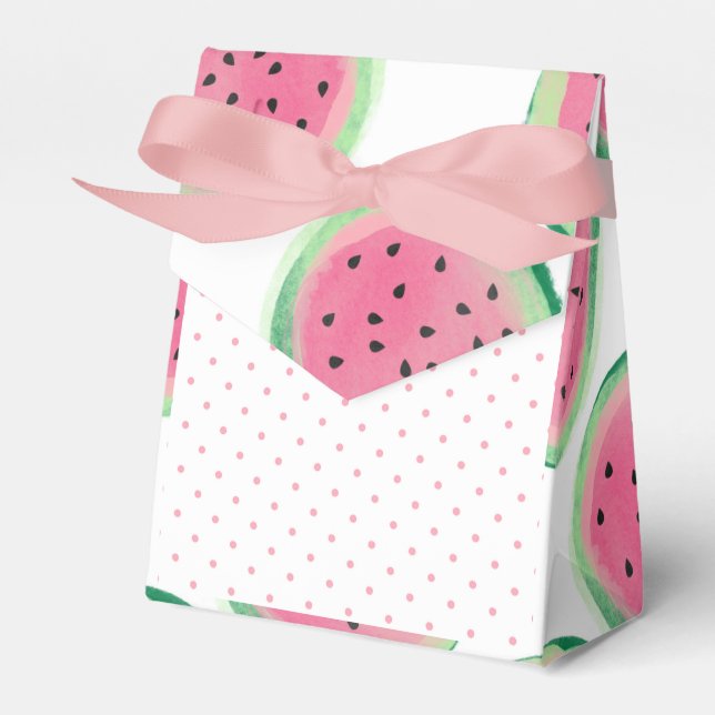 Caja Para Regalos Una en Melon Watermelon Chica de cumpleaños (Front Side)