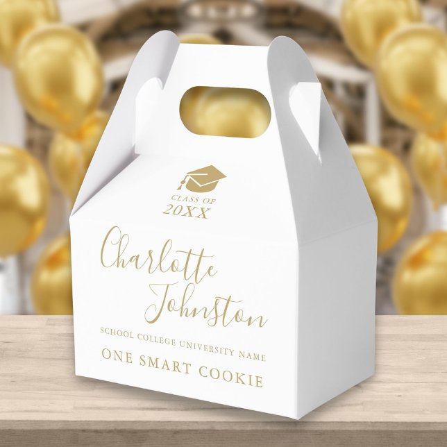 Caja Para Regalos Una fiesta de graduación de guion de Oro de Cookie (Subido por el creador)