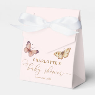 Caja Para Regalos Una mariposa en camino a Baby Shower