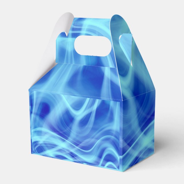 Caja Para Regalos Una niebla azul mística (Front Side)