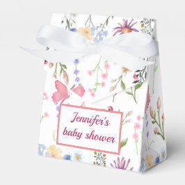 Caja Para Regalos una pequeña bebé de flores silvestres