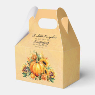 Caja Para Regalos Una pequeña calabaza   Baby Shower de caída de gir