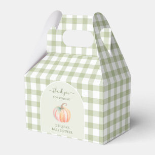 Caja Para Regalos Una pequeña calabaza está en camino Fiesta de bebé