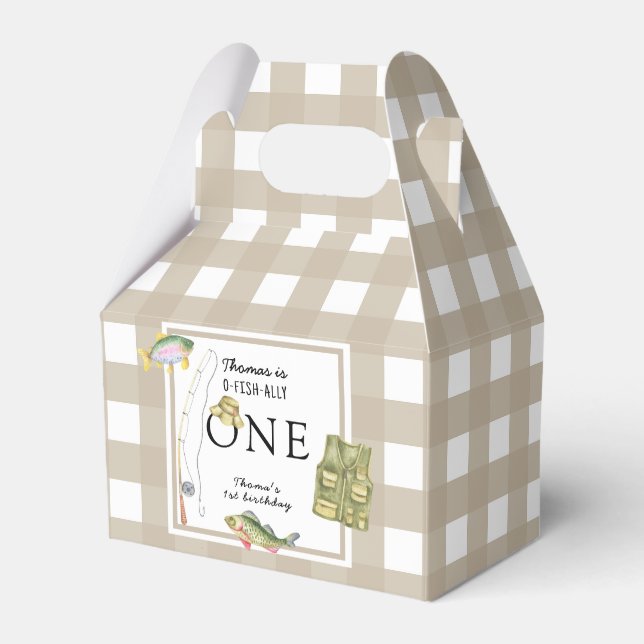 Caja Para Regalos Una pequeña fiesta de cumpleaños de pescadores (Front Side)