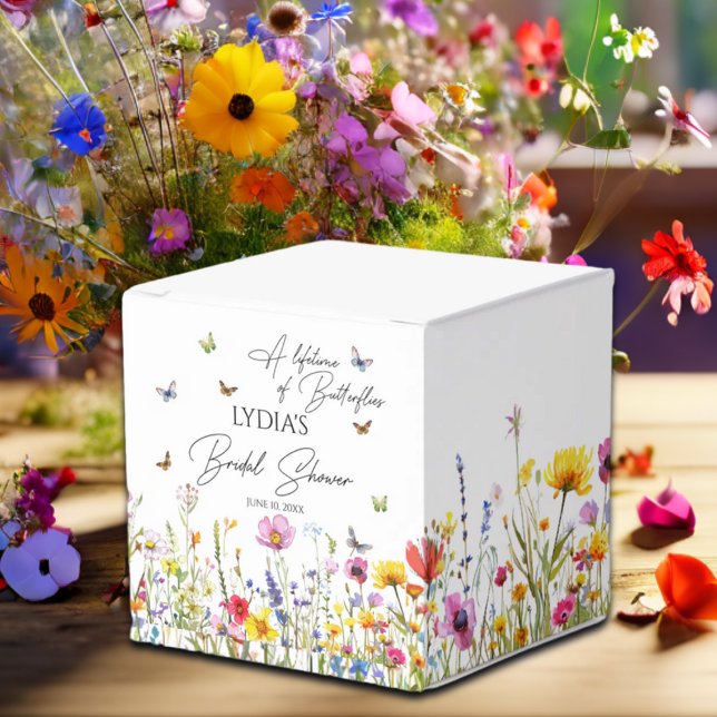 Caja Para Regalos Una Vida de Mariposas Fiesta de Despedida de Solte (Subido por el creador)