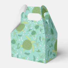 Caja Para Regalos Under Sea Turtles Baby Shower