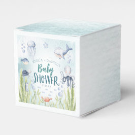 Caja Para Regalos Under the Sea Ocean Baby Shower