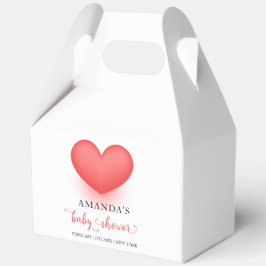 Caja Para Regalos Único Pequeño Corazón San Valentín Baby Shower