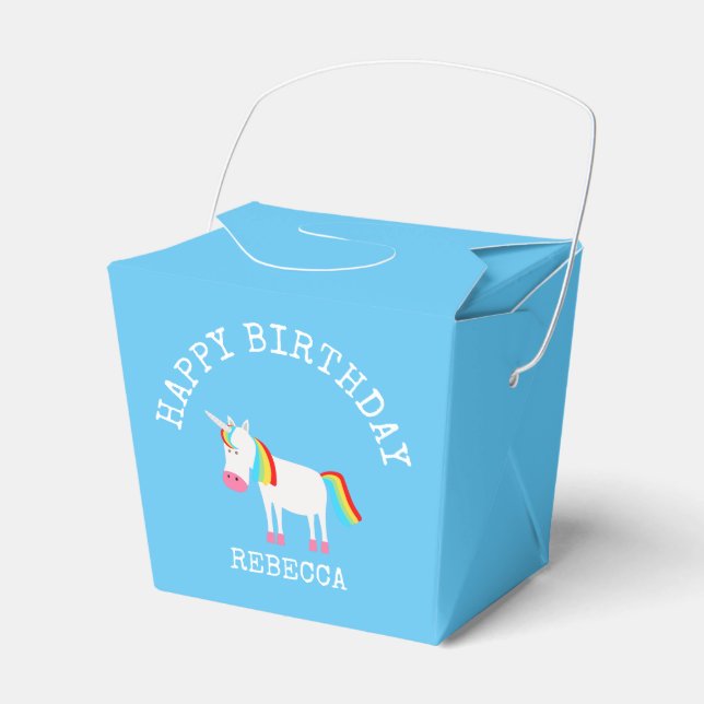 Caja Para Regalos Unicornio (Front Side)