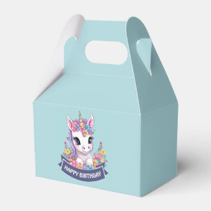 Caja Para Regalos Unicornio, bebé mágico dulce