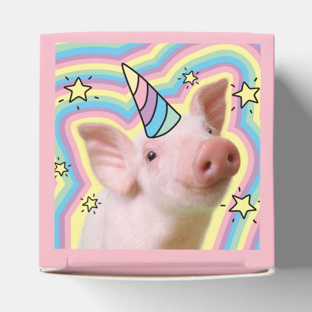 Caja Para Regalos Unicornio de lechón mágico (Parte superior)